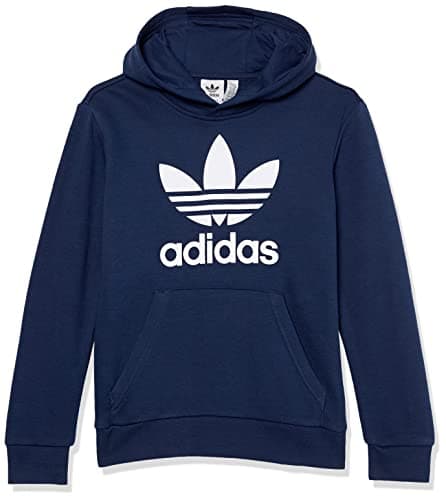 Image of adidas Originals Kids' Trefoil Hoodie, Night Indigo, Large