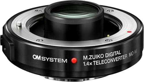 Image of OM SYSTEM M.Zuiko Digital 1.4x Teleconverter MC‑14 for ED 40‑150 mm PRO, Olympus ED 300 mm and many other lenses, weatherproof, lightweight, for wildlife, sports and nature photography
