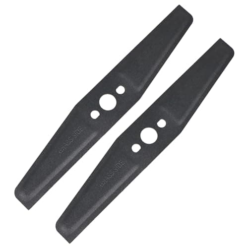 Image of SPARES2GO Metal Blade Compatible with Flymo Hover Vac Turbo Lite 250 Lawnmower (25cm, Pack of 2)