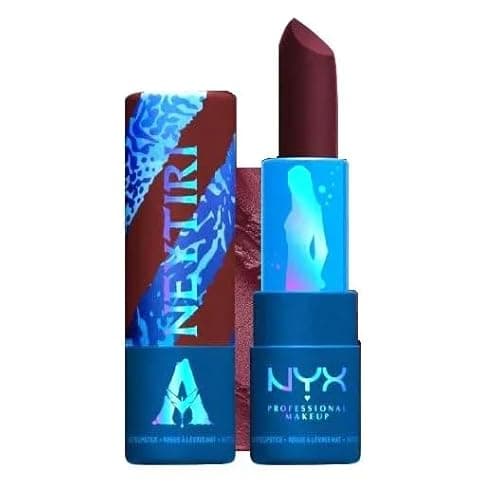 Image of NYX Professional Makeup Avatar 2 Collection Limited Edition All Day Matte Lipsticks, Vegan, Eco Friendly- Neytiri APL01