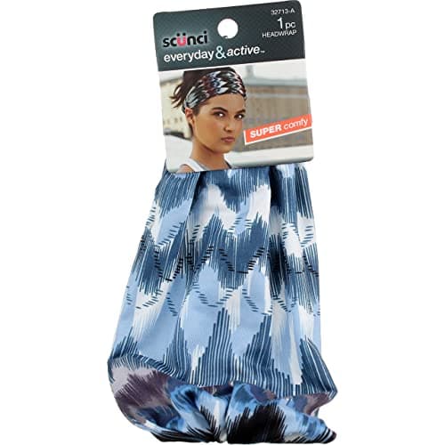 Image of Scunci, Everyday & Active, Printed Headwrap, Super Comfy, 1 Piece