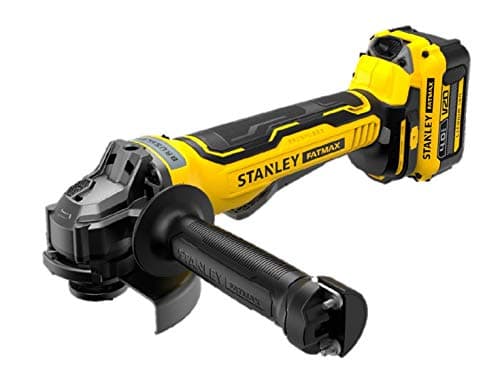 Image of STANLEY FATMAX SFMCG700M2K-QW Brushless Angle Grinder V20 Battery 18 V - 4.0 Ah