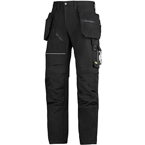 Image of Snickers 62020404062 Size 62 "Ruffwork" Work Trousers - Black