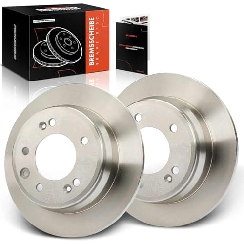 Image of Frankberg Brake Disc Set incl. 2x Discs Rear Solid Ø262mm Compatible with i30 FD Sportage SL Cee'D Hatchback ED Pro Cee'D ED Replace# 584111H300