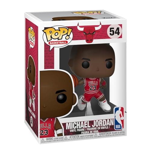 Image of Funko POP! NBA: Bulls - Michael Jordan - Collectable Vinyl Figure - Gift Idea - Official Merchandise - Toys for Kids & Adults - Sports Fans - Model Figure for Collectors and Display