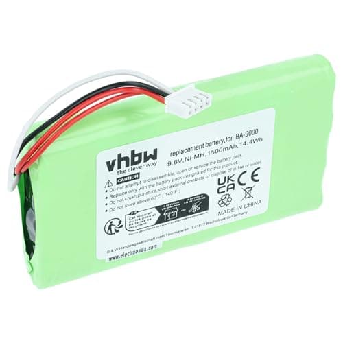 Image of vhbw Battery compatible with Brother PT PT-9500, PT-9500pc, PT-9600 Printer Copier Scanner Label Maker (1500 mAh, 9.6 V, NiMH)