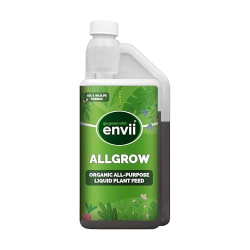 Image of Envii Allgrow, Organic Multipurpose Fertiliser Plant Feed, Liquid Outdoor Plant Food, Perfect for Flowers & Plants - 1 Litre Makes 330 Litres