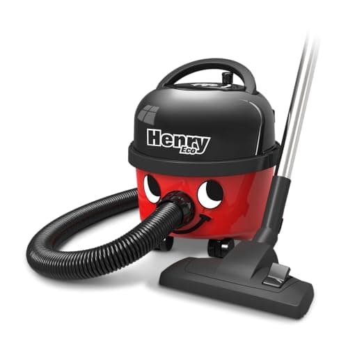 Image of Henry Eco Bagged Cylinder Vacuum with EcoBrush, Large 6L Capacity, Powerful AiroBrush, High Efficiency Motor, 80% Recycled Packaging, XL 10 m Cable, 420 W, Red, HVR160E
