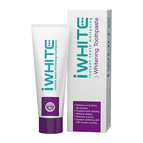 Image of iWhite Instant Whitening Toothpaste – Deep Stain Removal for a Naturally Whiter Smile – Enamel Protection – Safe Daily Whitening Treatment – 75ml