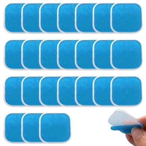 Image of NOPVUFA Pack of 24 Self-Adhesive Gel Pads Compatible with Beurer EM 59 Gel Pad Applicable to Beurer EM 59 Gel Pads Replacement Sets Heat Devices