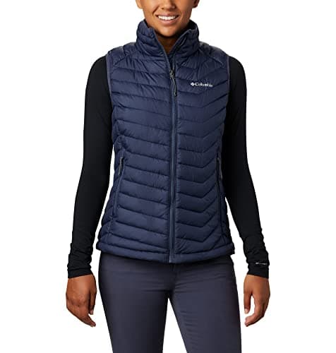 Image of Columbia Women's Powder Lite Vest, Puffer Vest Body Warmer, Nocturnal, Size S