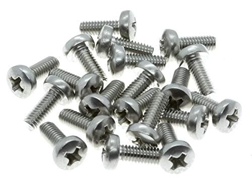 Image of M4 (4mm x 16mm) Phillips Pan Head Machine Screws - Stainless Steel A2 (Pack of 20) DIN 7985 F11BC