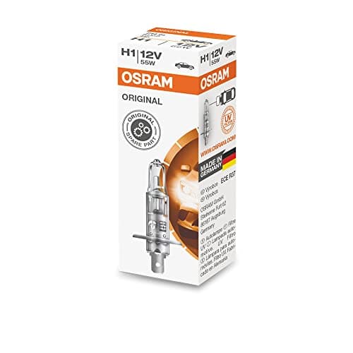 Image of OSRAM ORIGINAL H1, halogen-headlamp bulb, 64150, 12V, folding carton box (1 piece)