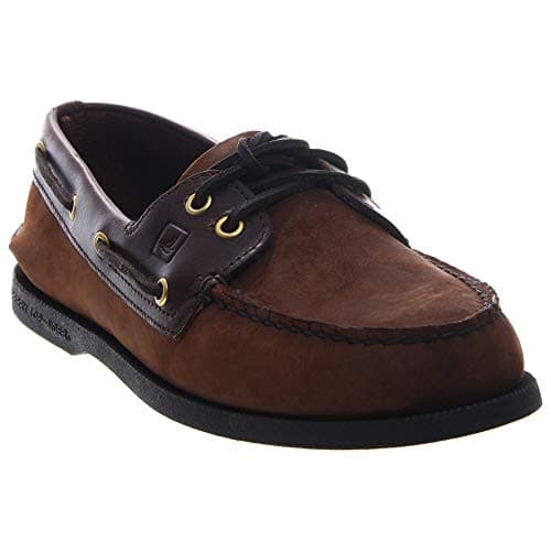 Image of Sperry Men's A/O 2-Eye Leather Boat Shoe, Brown Buc Brown, 11 UK