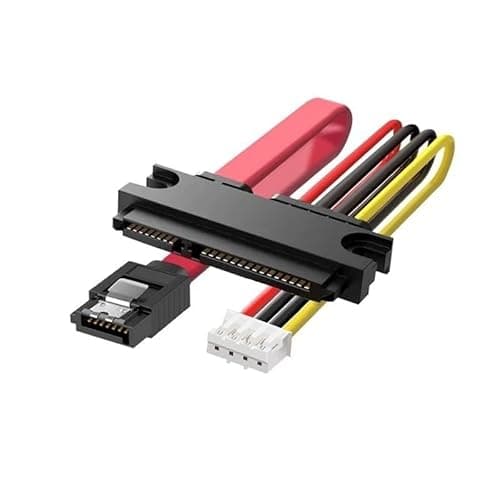 Image of Multibao 7+15 Pin to Mini PH2.0 4Pin SATA 3.0 Power & Data Combo Cable 6Gbps 45cm for HDD