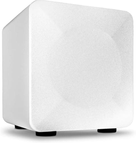 Image of Audioengine S6 210W Compact Powered Mini Subwoofer- Powerful Bass in a Small Package - Great for Desktops, Flats, Offices and Gaming Setups