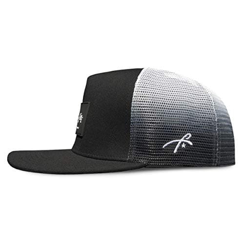 Image of Grace Folly Trucker Hat for Men & Women. Snapback Mesh Caps (One Size, Black with Fade)