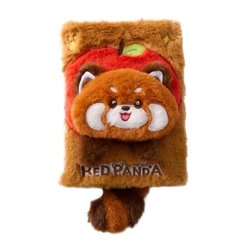 Image of Red Panda Notebook - Red Panda Jotter, Reds Pandas Journal, Reds Pandas Gifts, Furry Notebook, for Office Home School Business Writing, Gifts for Family, Friends, Colleagues, Christmas, Birthday 3D