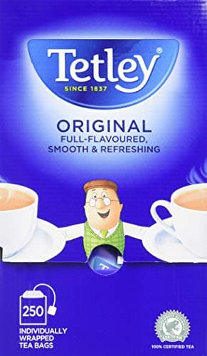Image of Tetley Tea Bags with Envelopes (Pack of 250)