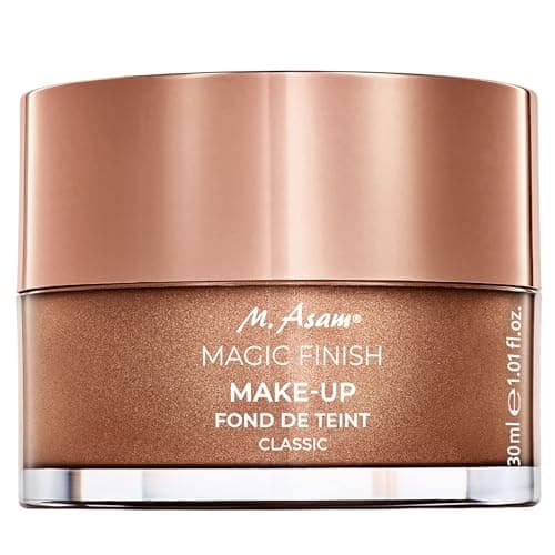 Image of M. Asam Magic Finish Make-Up Mousse Classic (1.01 Fl Oz) – 4in1 Primer, Foundation, Concealer & Powder With Buildable Coverage, Hides Redness And Dark Spots, Vegan, For Light To Medium Skin Tones