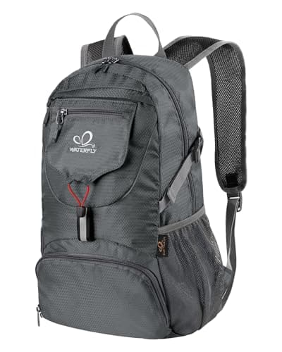 Image of Waterfly Ultra Lightweight Foldable Backpack: 20L Packable Rucksack Daypack for Men Women Hiking Travelling Camping Sports Outdoor