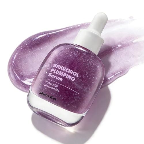 Image of Bakuchiol Plumping Face Serum For Women Mature Skin, Bakuchiol Serum, Korean Skincare Dark Spot Correcting Glow Serum – Hydrating & Skin Texture Supporting - Anti Aging Serum To Smooth Wrinkles