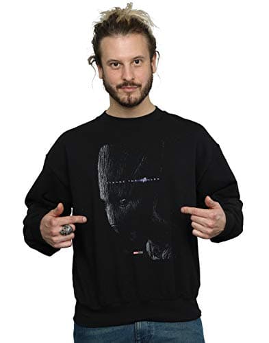Image of Marvel Men's Avengers Endgame Avenge The Fallen Groot Sweatshirt Black Medium