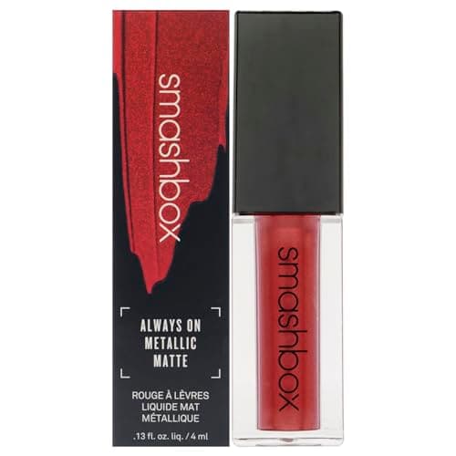 Image of SmashBox Always On Metallic Matte Liquid - Hot Damn For Women 0.13 oz Lipstick