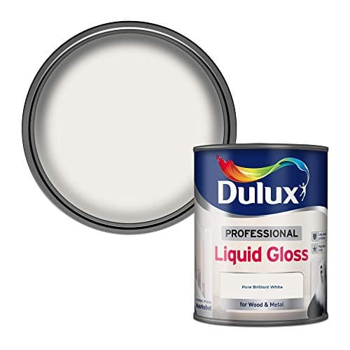 Image of Dulux Professional Liquid Gloss Paint For Wood And Metal - Pure Brilliant White 750 ml