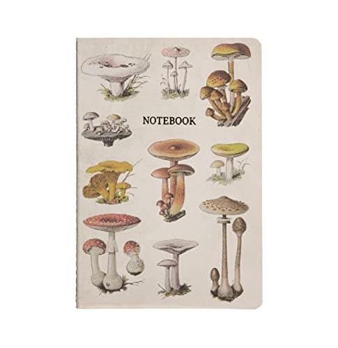 Image of Sass & Belle Vintage Mushrooms A5 Notebook