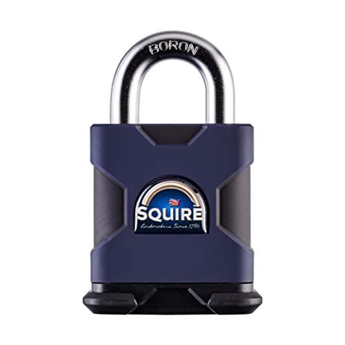 Image of Henry Squire Stronghold 6 Pin S Cylinder Open Shackle Steel Padlock, 50 mm (Length)