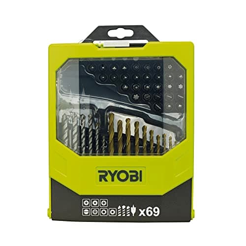 Image of Ryobi RAK69MIX Mixed Drilling and Driving Bit Set, 69 Piece