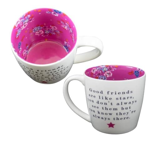 Image of Two Up Two Down Mug ~ Ceramic Tea/Coffee ~ Inside Out Mug – Friends Like Stars
