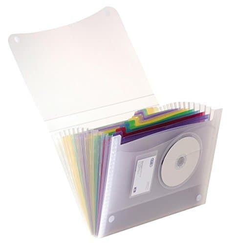 Image of Europa 42159 Coloured Polypropylene Expanding File with 13 Pockets, A4 Size