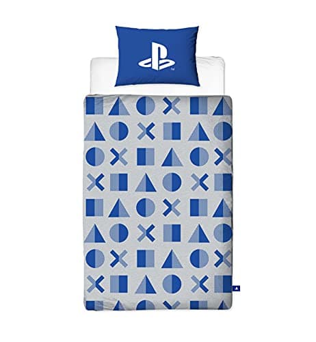 Image of PlayStation Official Duvet Cover Layer Design | Reversible 2 Sided Bedding Duvet Cover, Pillow Case Included (Single)