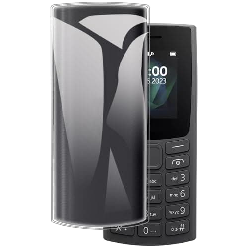 Image of OAGELIM Case Compatible with Nokia 105 2G 2023 Case Shockproof TPU Soft Flexible Gel Protective Phone Cover with Anti-Scratch & Military-Grade Anti-Drop (Clear)