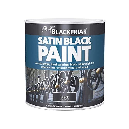 Image of Blackfriar BKFSB125 Satin Black Paint 125 ml