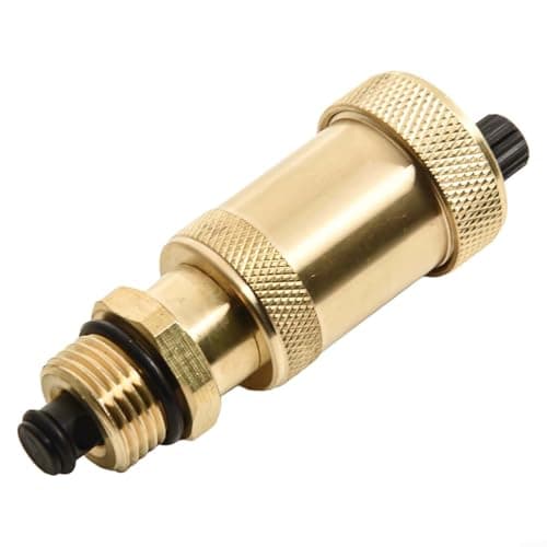 Image of Heating System Automatic Quick Air Vent 3/8 Inch DN10 or 1/2 Inch DN15 Brass Construction with Shut‑Off for Radiator and Boiler Applications Providing Reliable Air Removal(ZH-3/8 * 1/2)