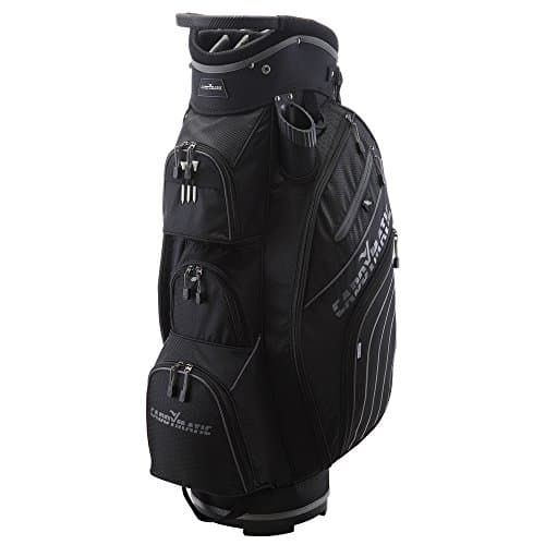 Image of Caddymatic Golf Deluxe 14-Way Trolley Bag (Black/Grey)