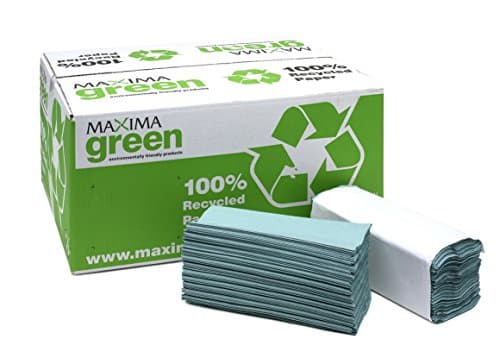 Image of Maxima Green 1 Ply C Fold Hand Towels