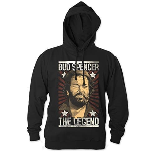 Image of Bud Spencer Legend Men's Hoodie (Black), black, L