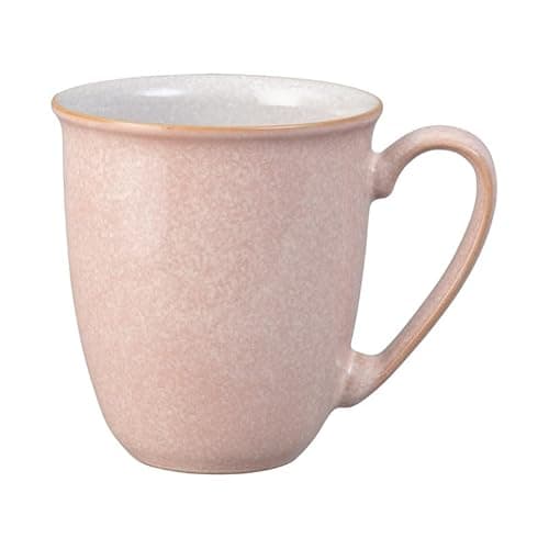 Image of Denby Stoneware Elements Sorbet Pink Coffee Beaker Mug