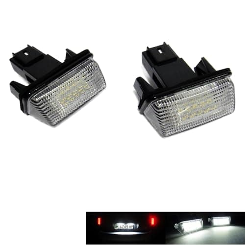 Image of RZG 2x LED Licence Number Plate Light White For 2007-2012 Auris E15 2008-2012 Avensis T27 Verso R2