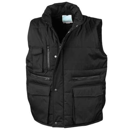 Image of Result Mens Lance Bodywarmer / Gilet (Windproof & Showerproof) (2XL) (Black)