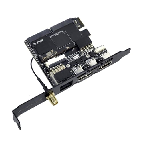 Image of Sipeed NanoKVM Pro - 4K KVM Over IP for Remote Server Management, ATX Power Control, WiFi6, HDMI Loop-Out, BIOS Level Access, Pi-KVM Compatible (with Screen-Sync LED Strip, ETH+PoE+WiFi,ATX)