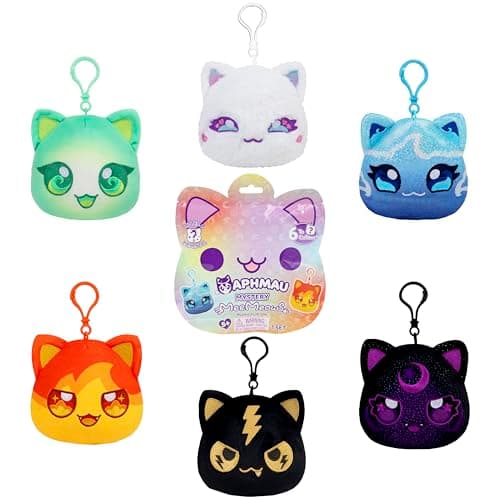 Image of Aphmau 6” MeeMeow Mystery Plush Clip Ons – Elemental, Official Aphmau Merch,Blind Bag,1 of 6 Possible, Styles May Vary