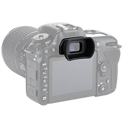 Image of Extended-Type Soft Silicone Eyepiece for Nikon D7000 Series, D3000 Series, D5200 D5100 D5000, D750, D610 D600 Camera Replaces Nikon DK-20 DK-21 DK-23 DK-24 DK-25 DK28 Viewfinder Eye Cup
