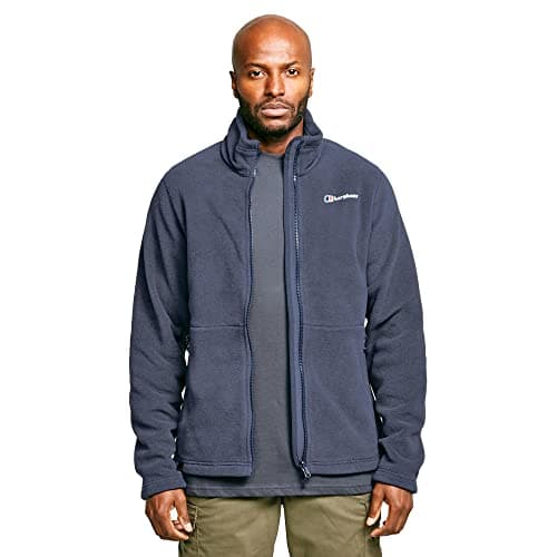 Image of Berghaus Men’s Torus Fleece with Polartec Classic Microfleece, Full Zip & 2 Pockets, Soft, Warm, Lightweight & Durable Jacket (UK, Alpha, M, Regular, Regular, Blue)