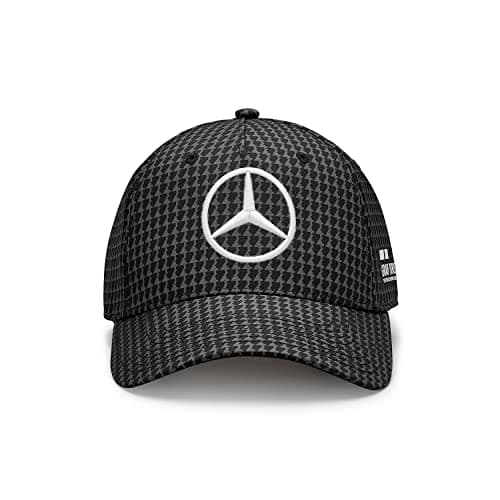 Image of Mercedes AMG Petronas Formula One Team - 2023 Lewis Hamilton Driver Cap - Black - Unisex - Size: One Size