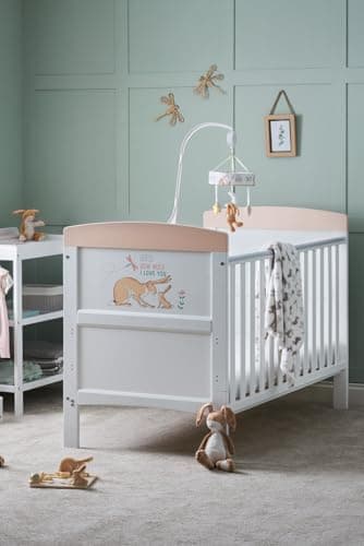 Image of Obaby Guess How Much i Love You Cot Bed - I Can Hop, White